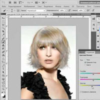 Как поменять цвет волос в фотошопе (онлайн урок)