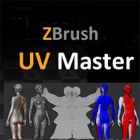 Уроки Zbrush. Работа с плагином UV Master (онлайн видео)