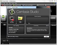 Запись с экрана в Camtasia Studio